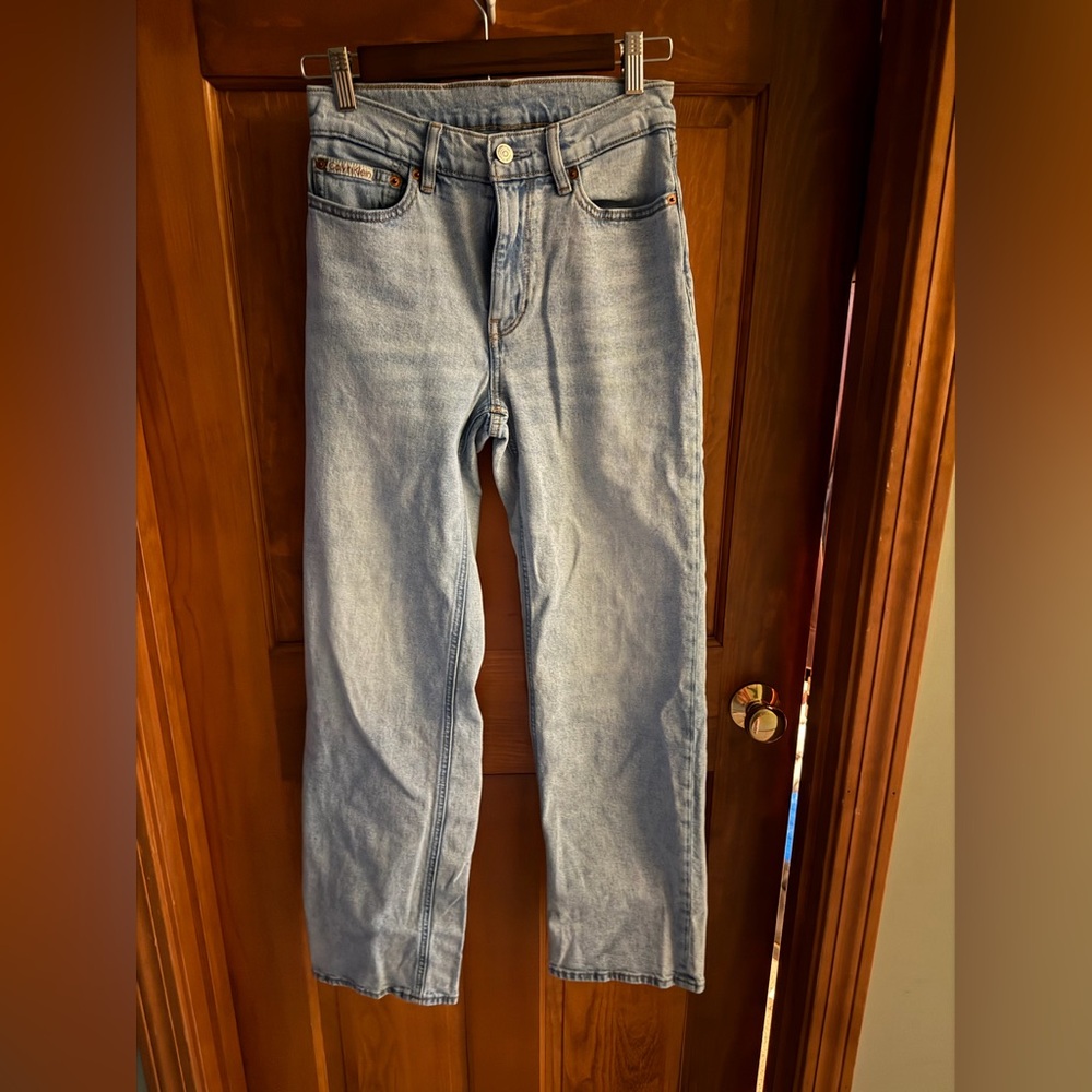 Calvin Klein Jeans High Rise Light Blue Signature 90’s